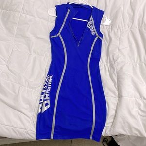 Designer Rockstar Original royal blue bodycon dress